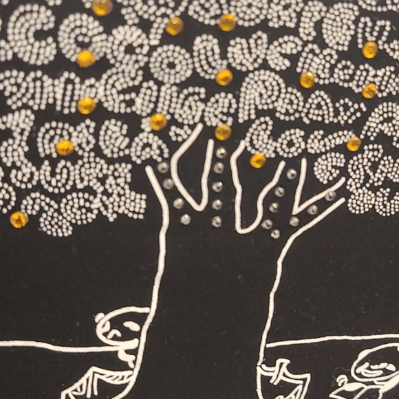 D&G t-shirt black with crystals and lace back - Picture 10 of 12